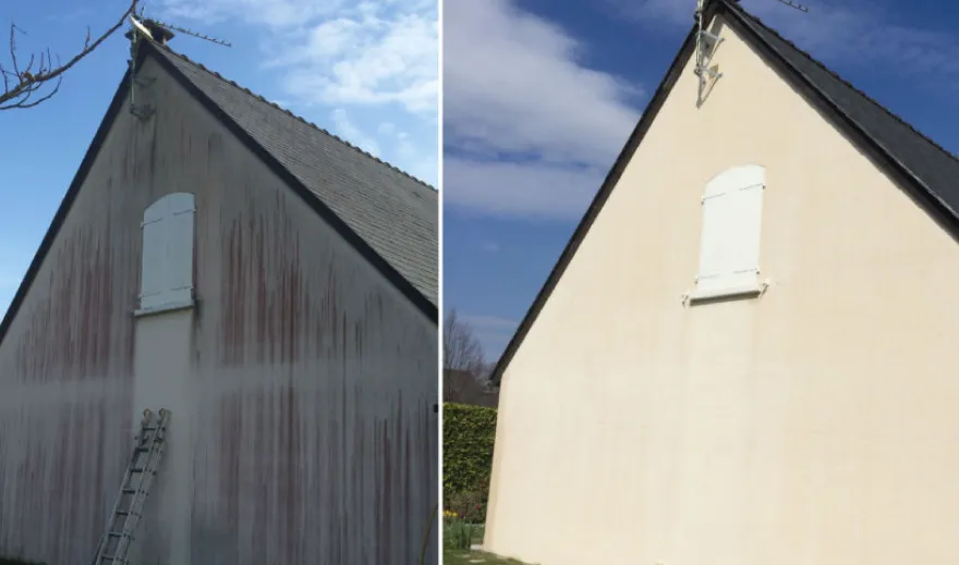 RM Artisan Peintre, Démoussage de façades à Lunel-Viel